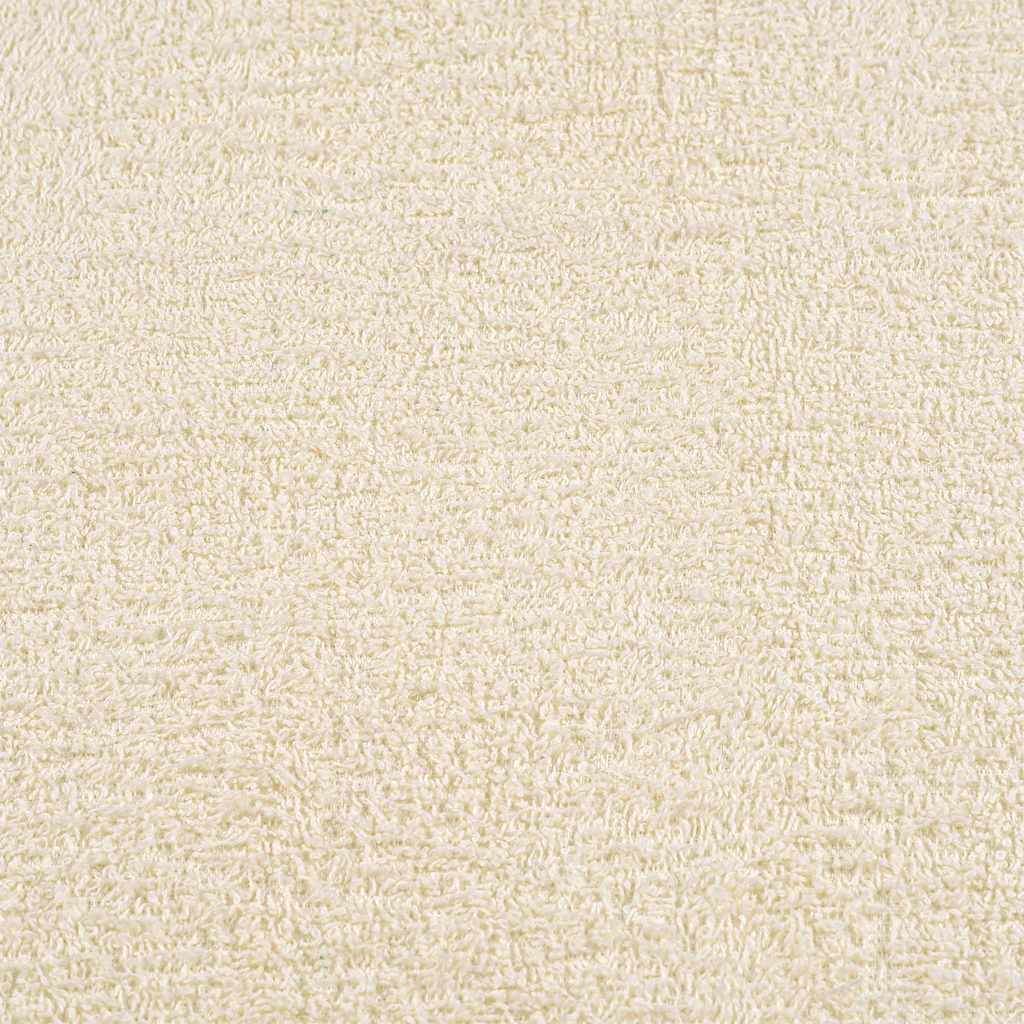 vidaXL Handtücher 4 Stk. Creme 100x200 cm 360 g/m² 100% Baumwolle - Image 5