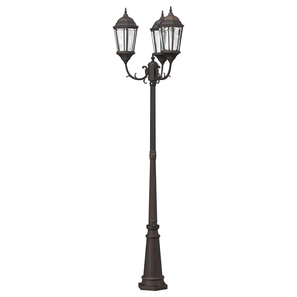vidaXL Gartenlicht Bronze 235 cm Aluminium - Image 4