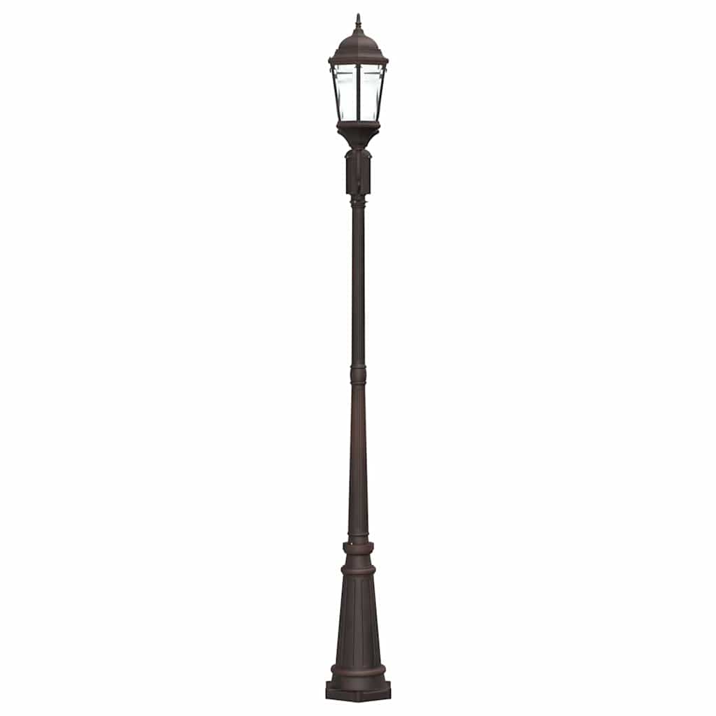 vidaXL Gartenlicht Bronze 235 cm Aluminium - Image 4