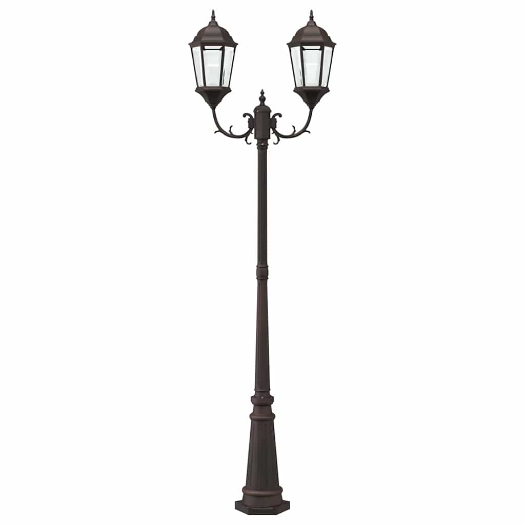 vidaXL Gartenlicht Bronze 235 cm Aluminium - Image 3