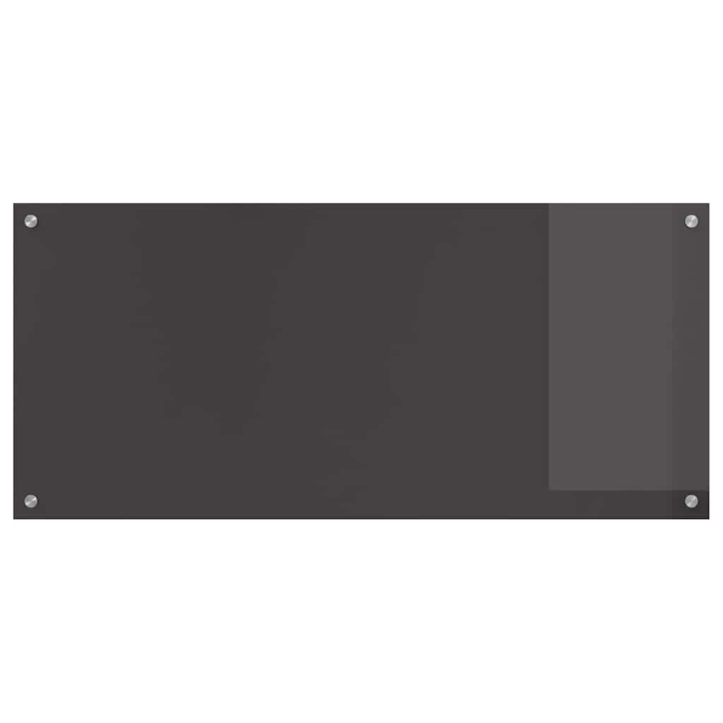 vidaXL Protection de cuisine Gris foncé 110 x 50 x 0,6 cm verre trempé - Image 5