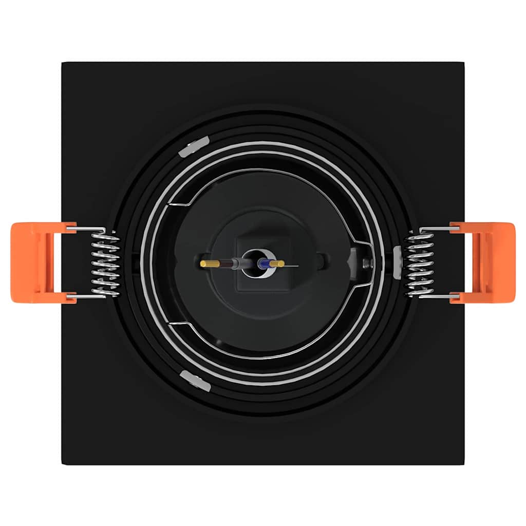 vidaXL Spotlights 12 pcs Noir 9 x 9 x cm Aluminium - Image 6