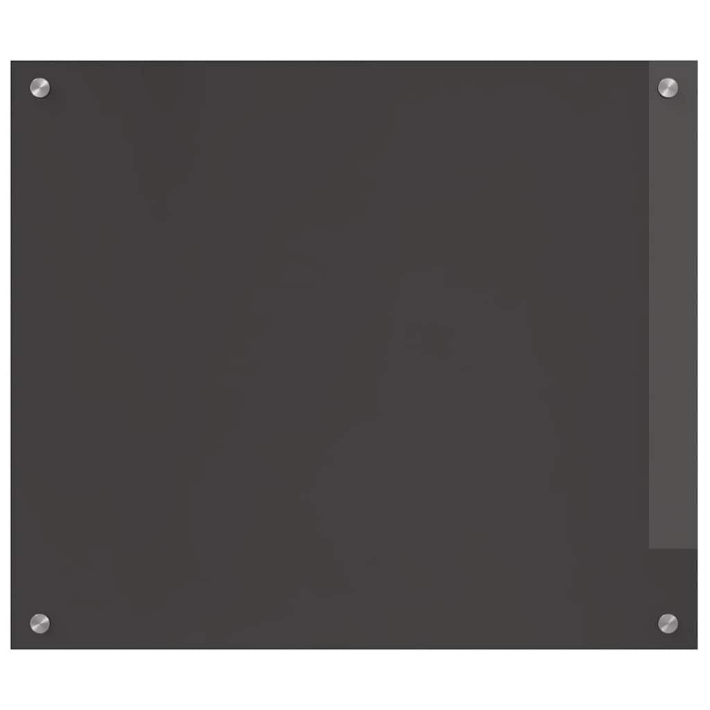 vidaXL Protection de cuisine Gris foncé 70 x 60 x 0,6 cm verre trempé - Image 5