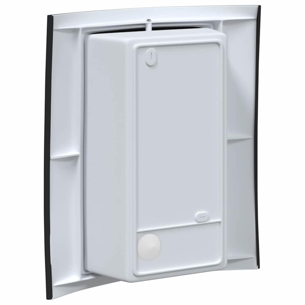 vidaXL Appliques murales extérieures 2 pcs Noir 23,5 x 10,5 x 26 cm - Image 6