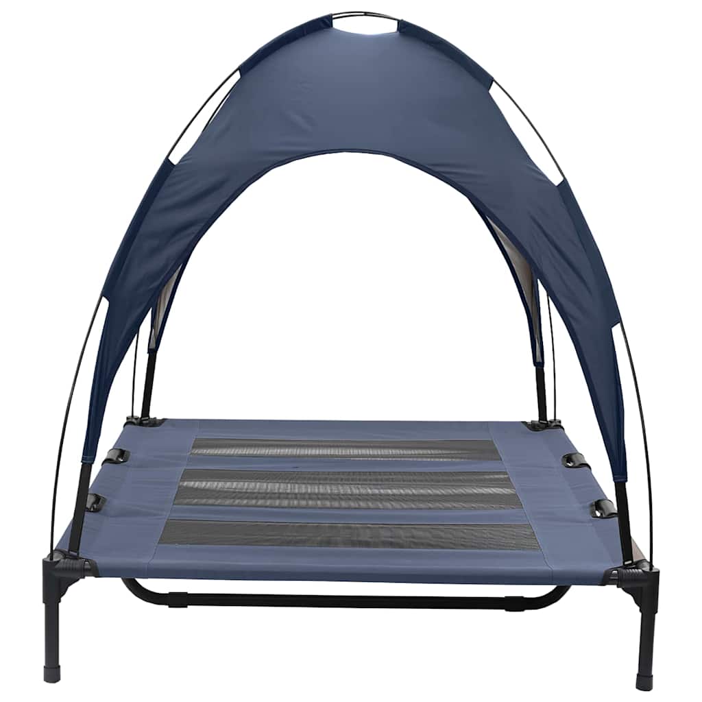 vidaXL Lit pour Chien Bleu marine xl Acier - Image 5
