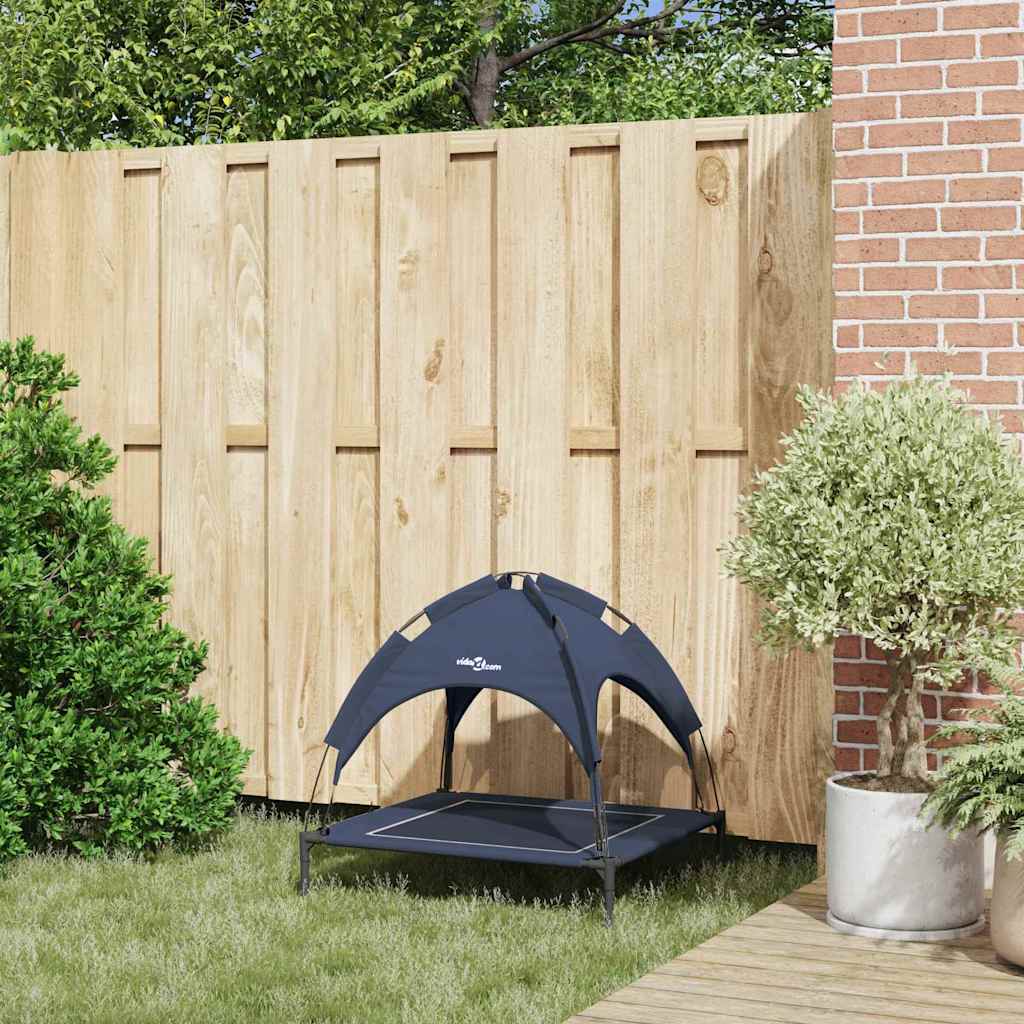 vidaXL Lit pour Chien Bleu marine m Acier - Image 3
