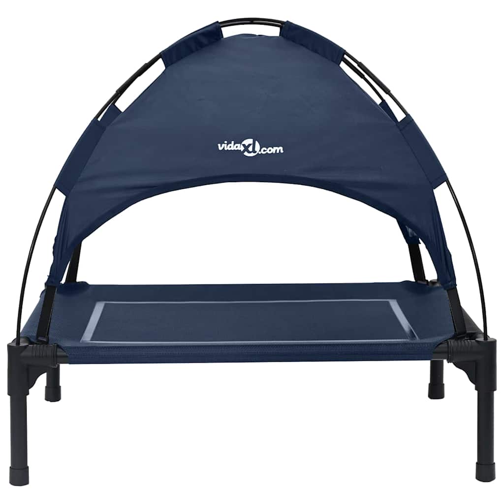 vidaXL Lit pour Chien Bleu marine m Acier - Image 4