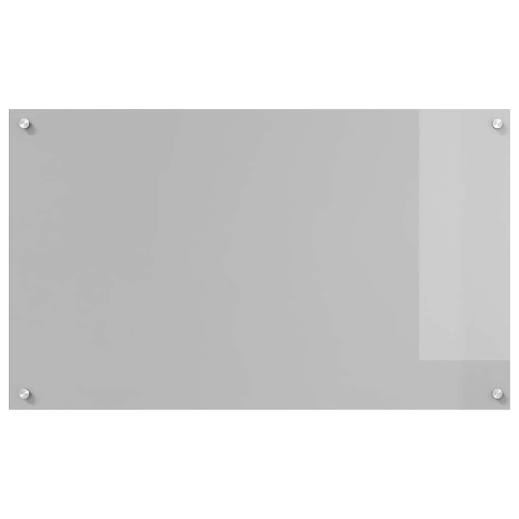 vidaXL Protection de cuisine Gris clair 100 x 60 x 0,6 cm verre trempé - Image 5