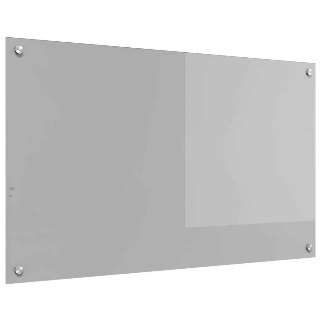 vidaXL Protection de cuisine Gris clair 100 x 60 x 0,6 cm verre trempé - Image 4