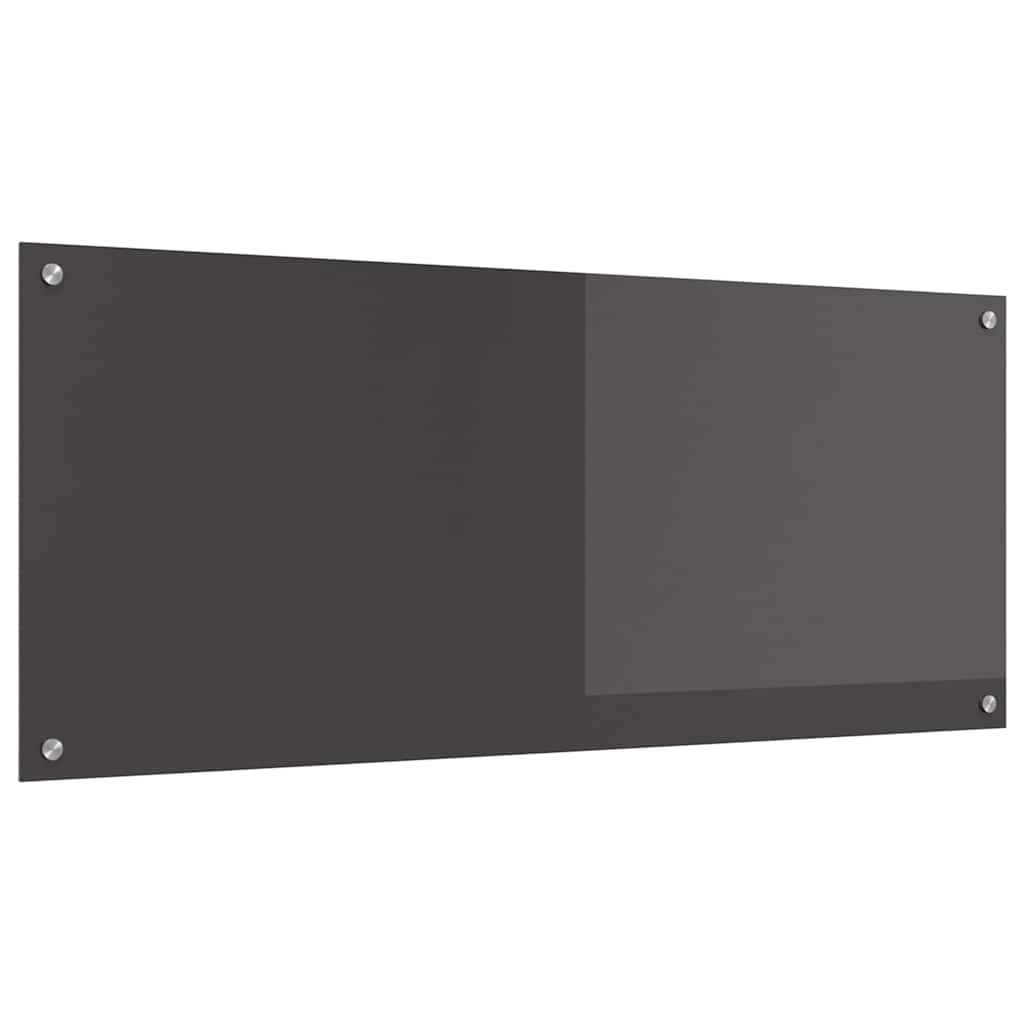 vidaXL Protection de cuisine Gris foncé 120 x 50 x 0,6 cm verre trempé - Image 4