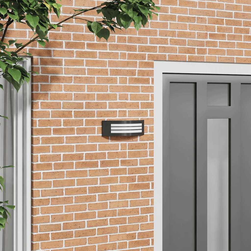 vidaXL Applique Murale Extérieure Noir 32 x 10 x 10 cm