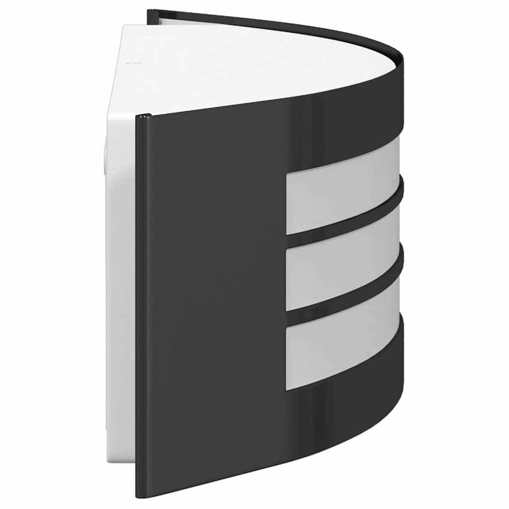 vidaXL Applique Murale Extérieure Noir 32 x 10 x 10 cm - Image 4