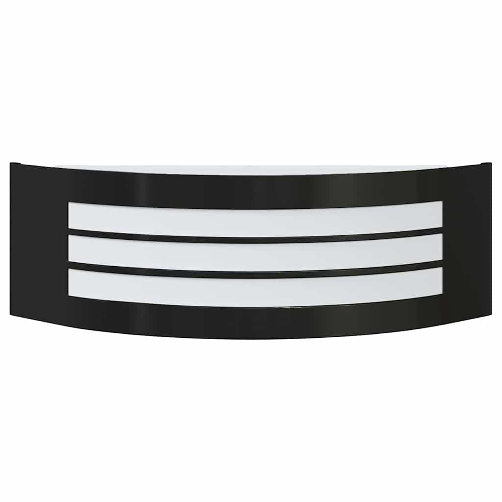vidaXL Applique Murale Extérieure Noir 32 x 10 x 10 cm - Image 3