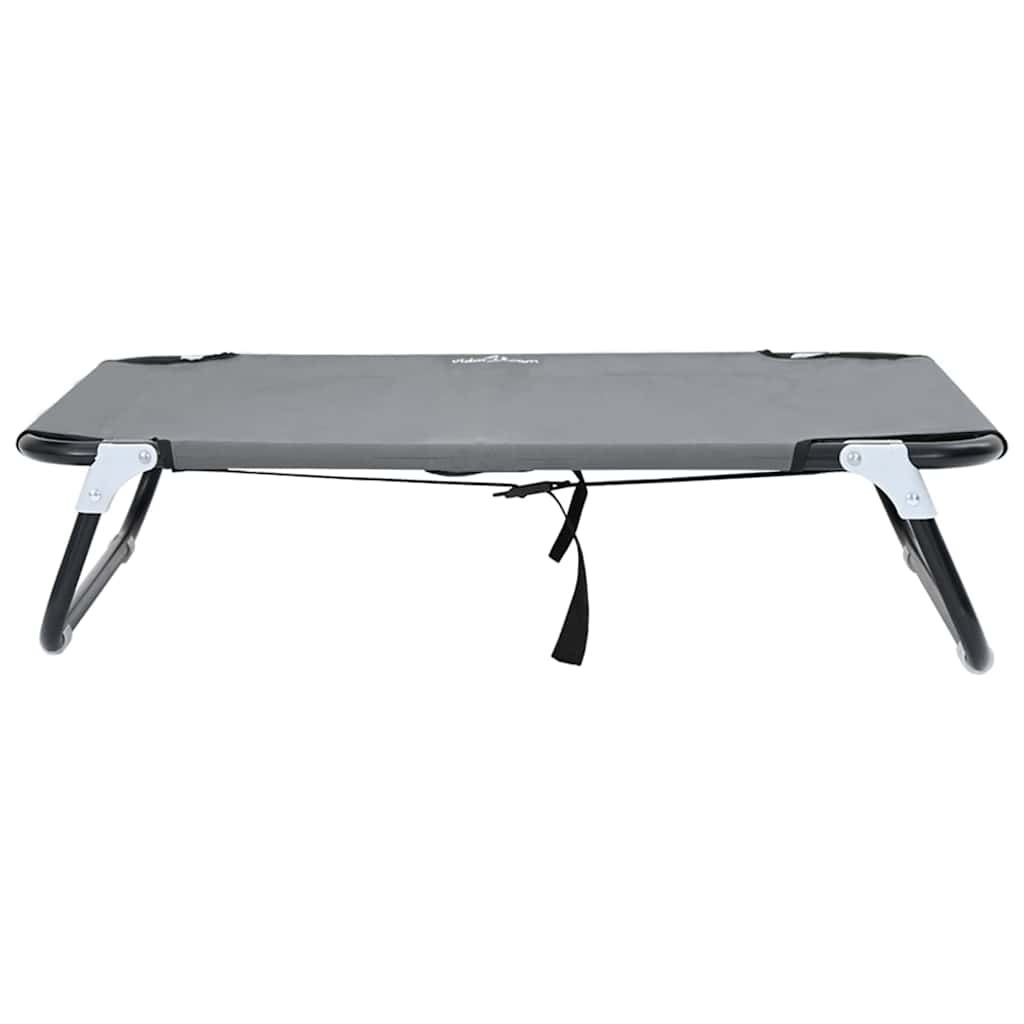 vidaXL Lit pour Chien Gris clair s Tissu Oxford et Acier - Image 4
