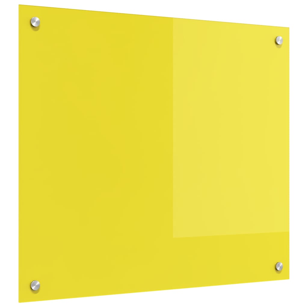 vidaXL Protection de cuisine Jaune 70 x 60 x 0,6 cm verre trempé - Image 4