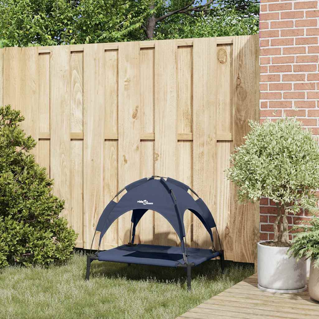vidaXL Lit pour Chien Bleu marine m Acier - Image 3