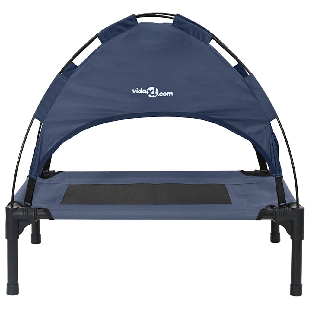 vidaXL Lit pour Chien Bleu marine m Acier - Image 4