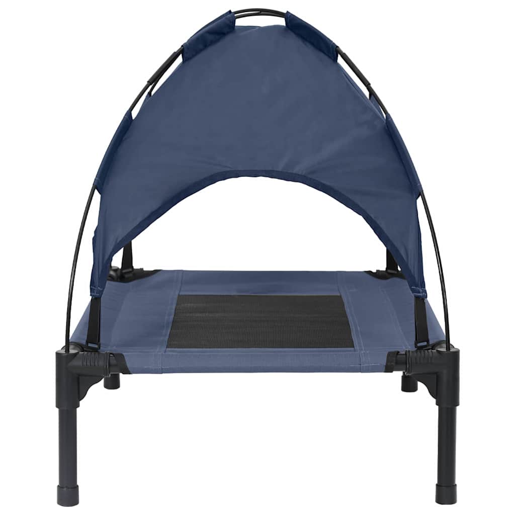 vidaXL Lit pour Chien Bleu marine m Acier - Image 5
