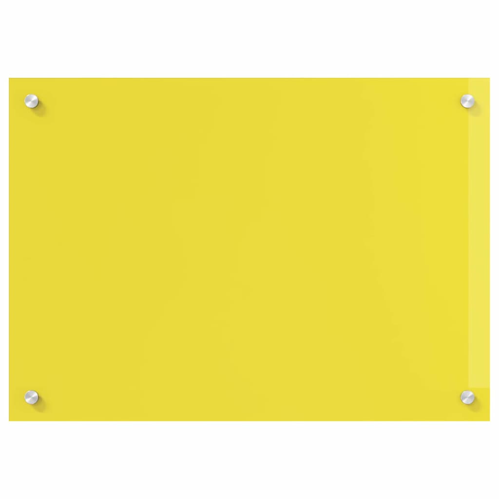 vidaXL Protection de cuisine Jaune 70 x 60 x 0,6 cm verre trempé - Image 5