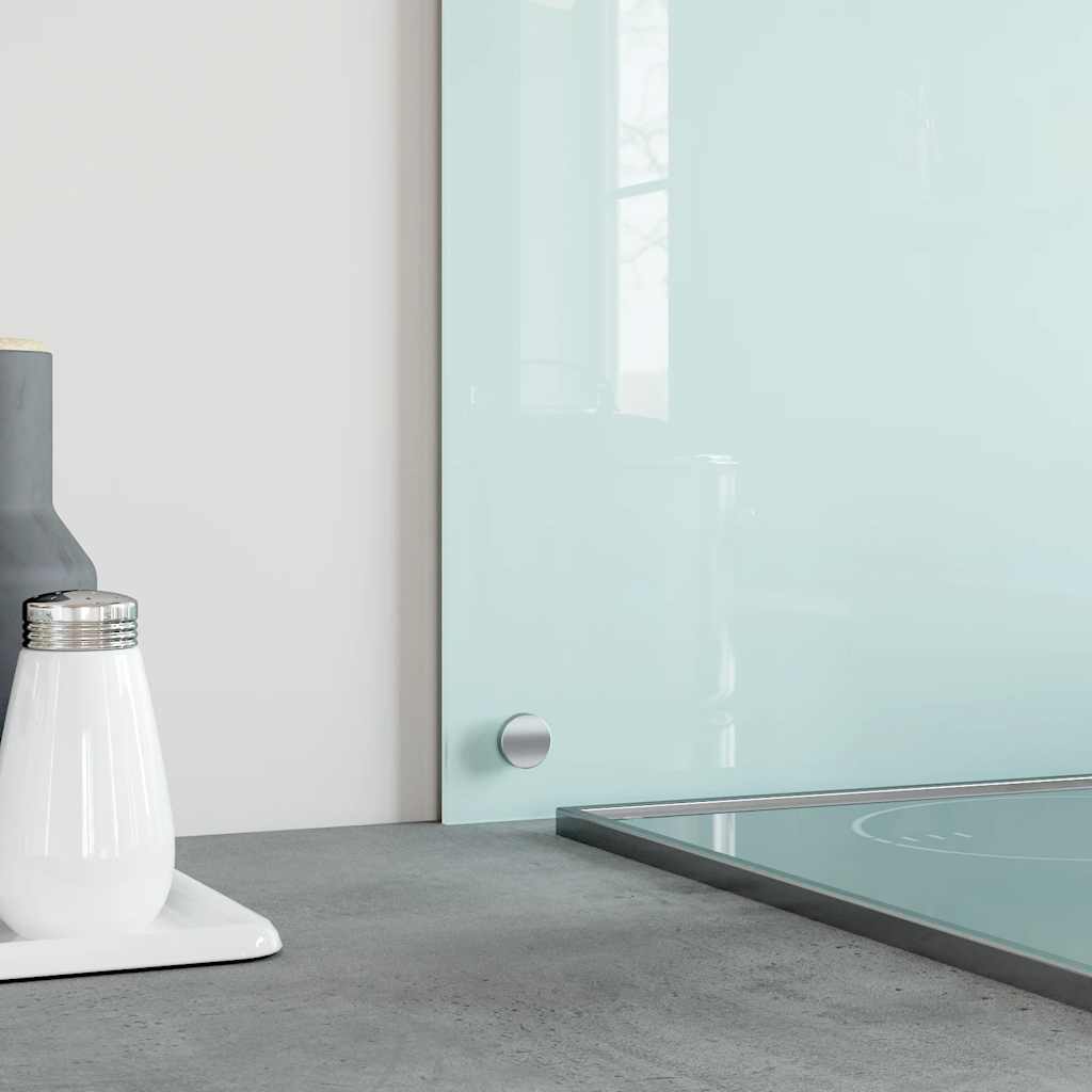 vidaXL Dosseret de cuisine Blanc 90x60 cm Verre trempé - Image 4