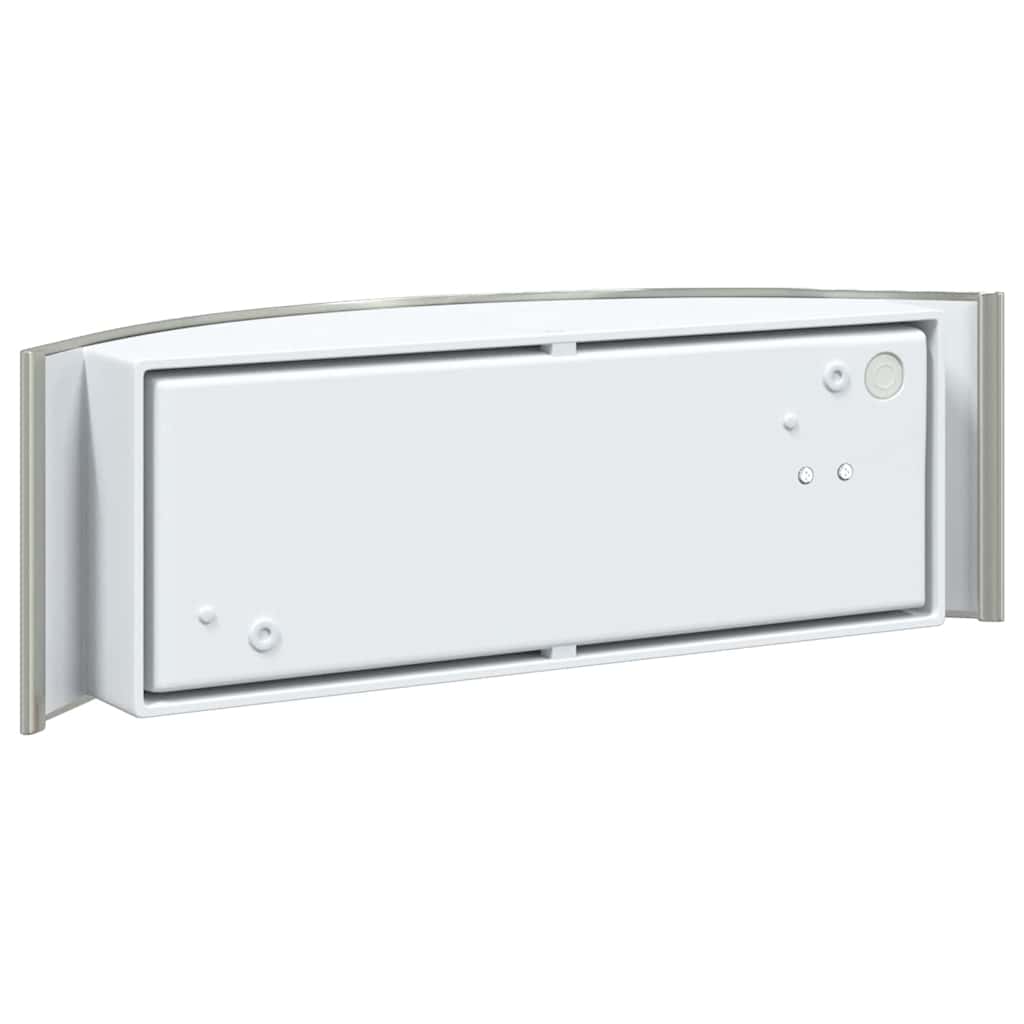 vidaXL Appliques murales extérieures 2 pcs Argent 32 x 10 x 10 cm - Image 6