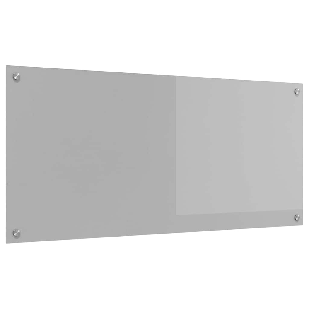 vidaXL Protection de cuisine Gris clair 110 x 50 x 0,6 cm verre trempé - Image 4