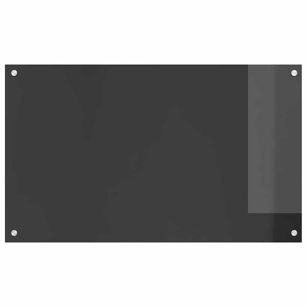 vidaXL Protection de cuisine Gris foncé 100 x 60 x 0,6 cm verre trempé - Image 5