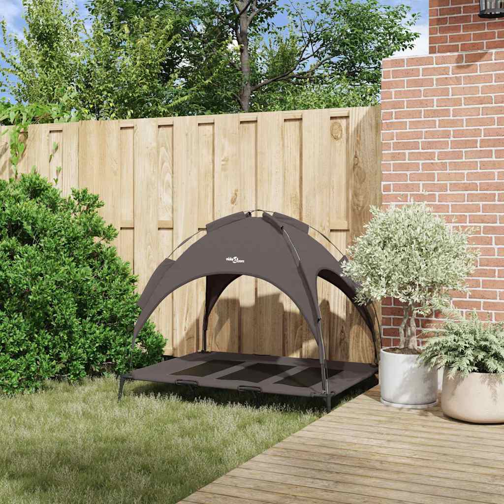 vidaXL Lit pour Chien Marron xl Acier - Image 3