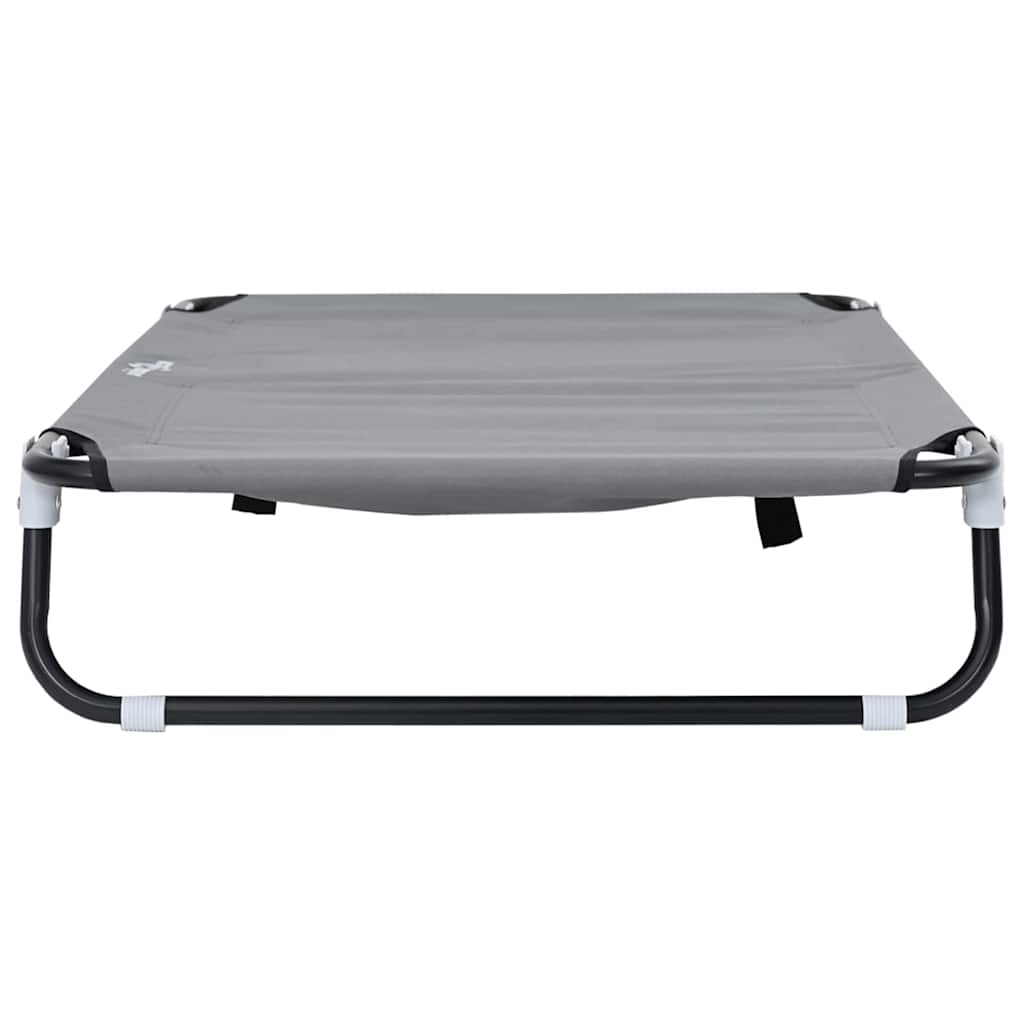 vidaXL Lit pour Chien Gris clair 90 x 55 x 18 cm Tissu Oxford et Acier - Image 5
