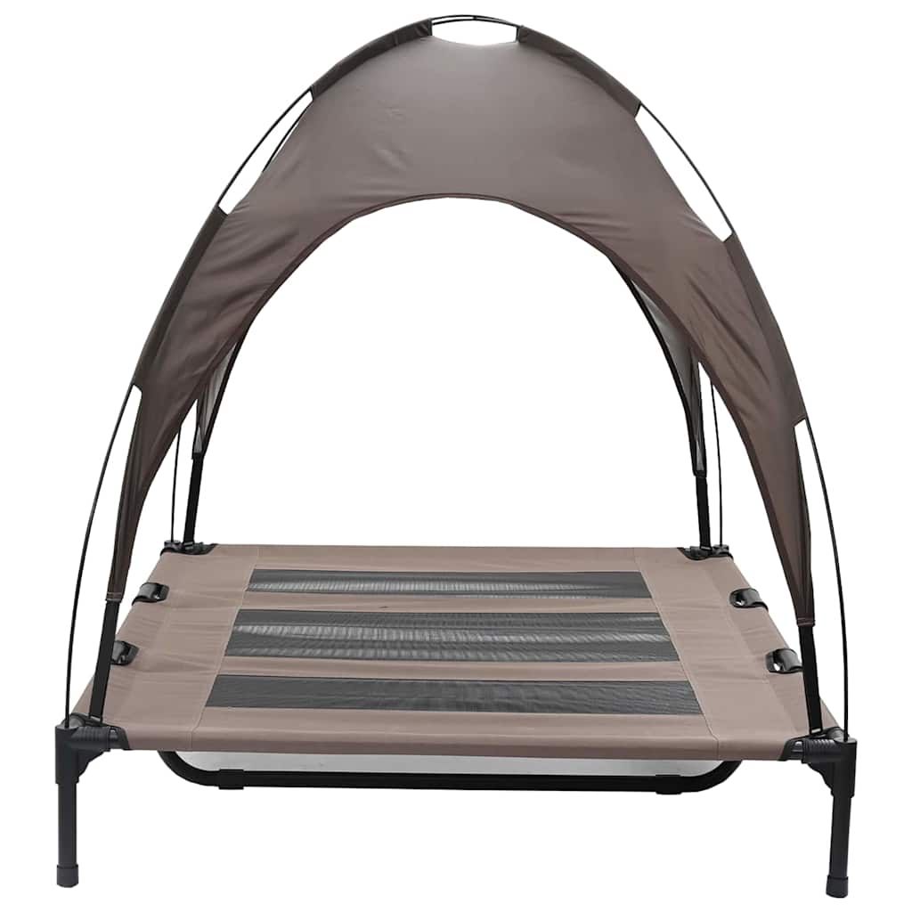 vidaXL Lit pour Chien Marron xl Acier - Image 5