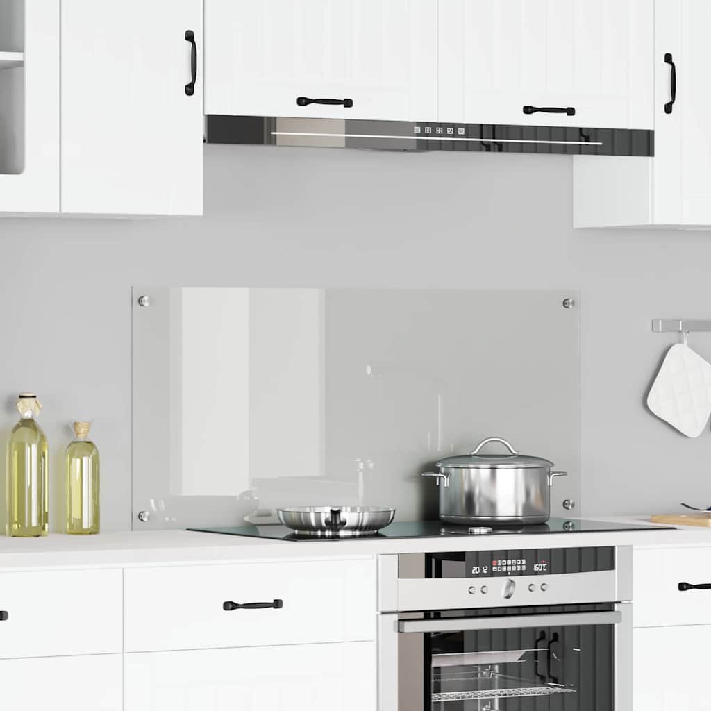 vidaXL Protection de cuisine Transparent 110 x 50 x 0,6 cm