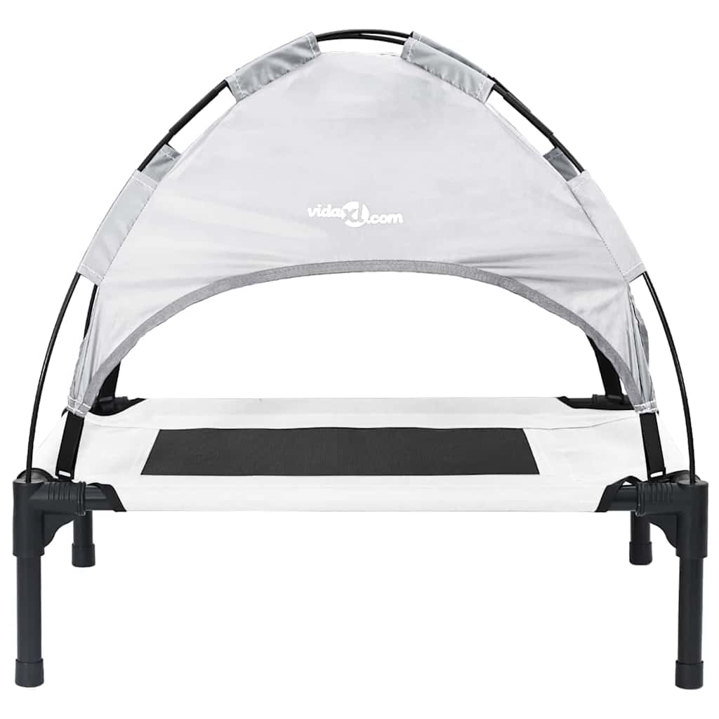 vidaXL Lit pour Chien Gris argenté m Acier - Image 4