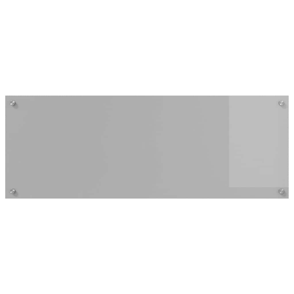 vidaXL Protection de cuisine Gris clair 110 x 40 x 0,6 cm verre trempé - Image 5