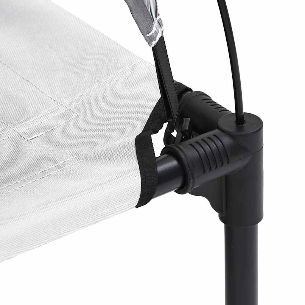 vidaXL Lit pour Chien Gris Argenté xl Acier - Image 6