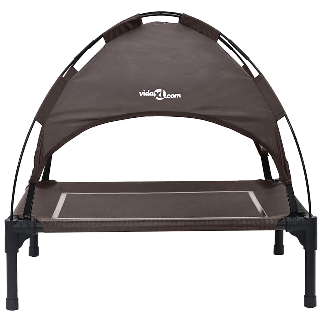 vidaXL Lit pour Chien Marron m Acier - Image 4
