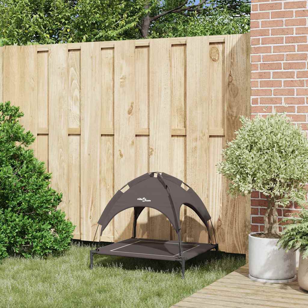 vidaXL Lit pour Chien Marron m Acier - Image 3