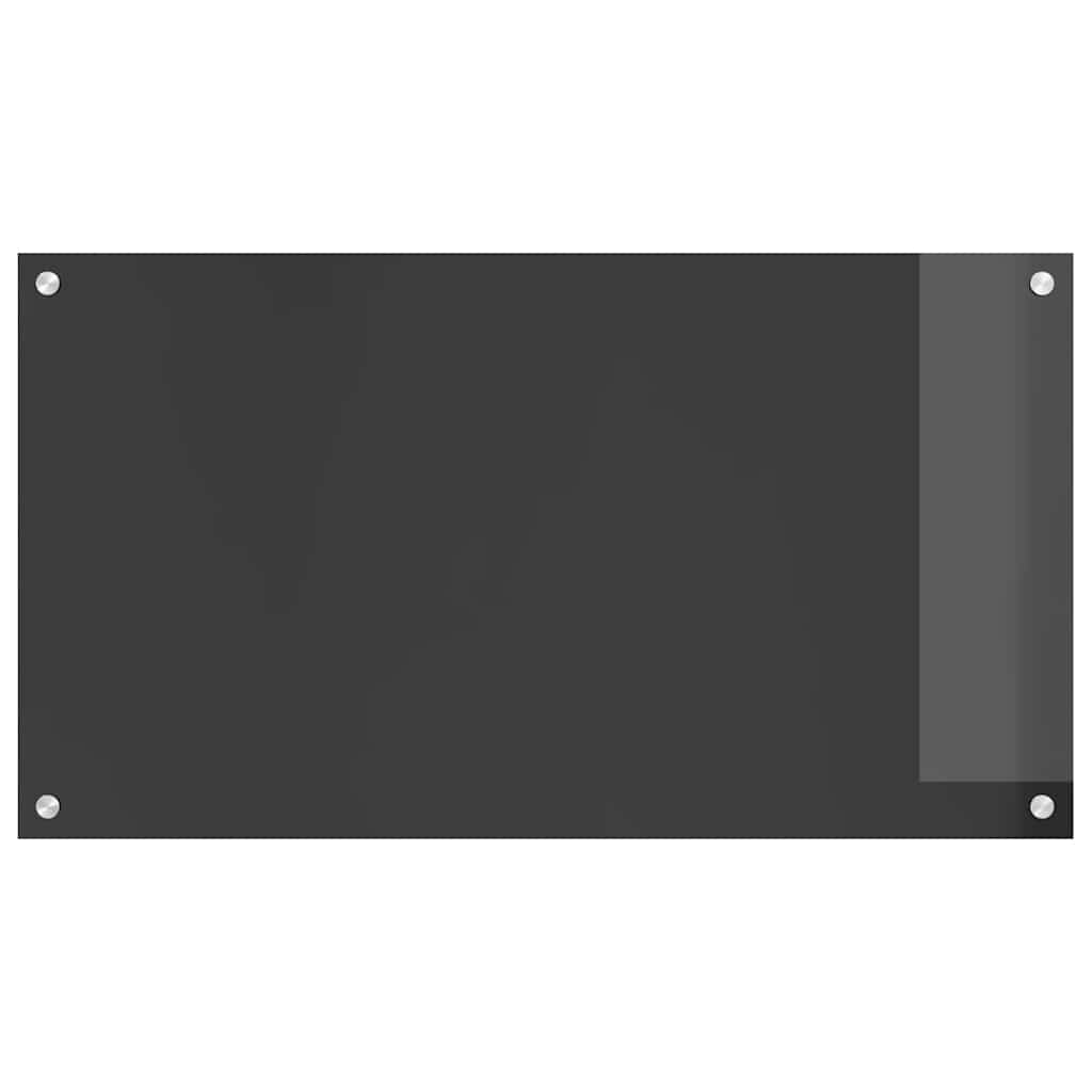 vidaXL Protection de cuisine Gris foncé 90 x 50 x 0,6 cm verre trempé - Image 5