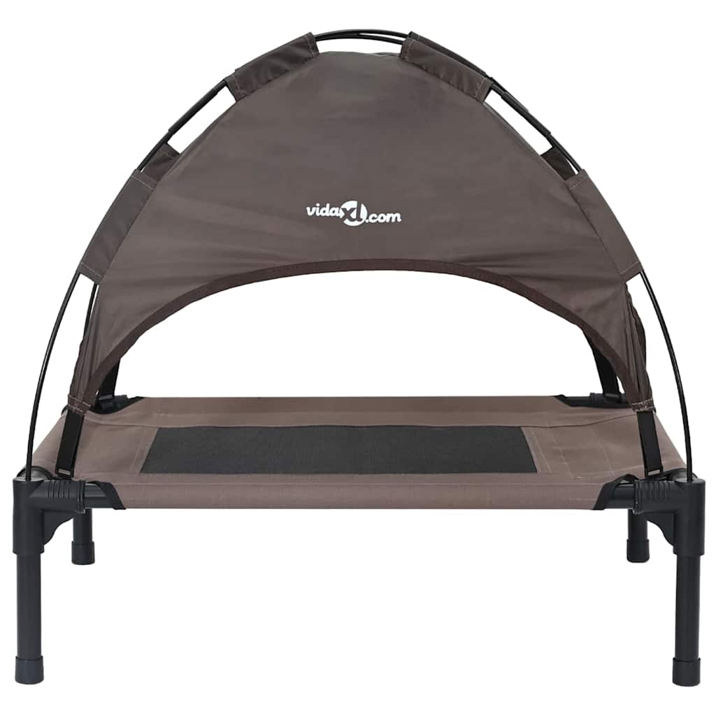 vidaXL Lit pour Chien Marron m Acier - Image 4