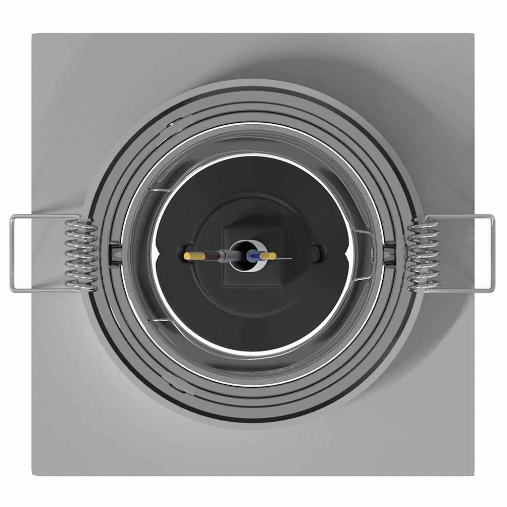 vidaXL Spotlights 6 pcs Argent 9 x 9 x cm Aluminium - Image 6