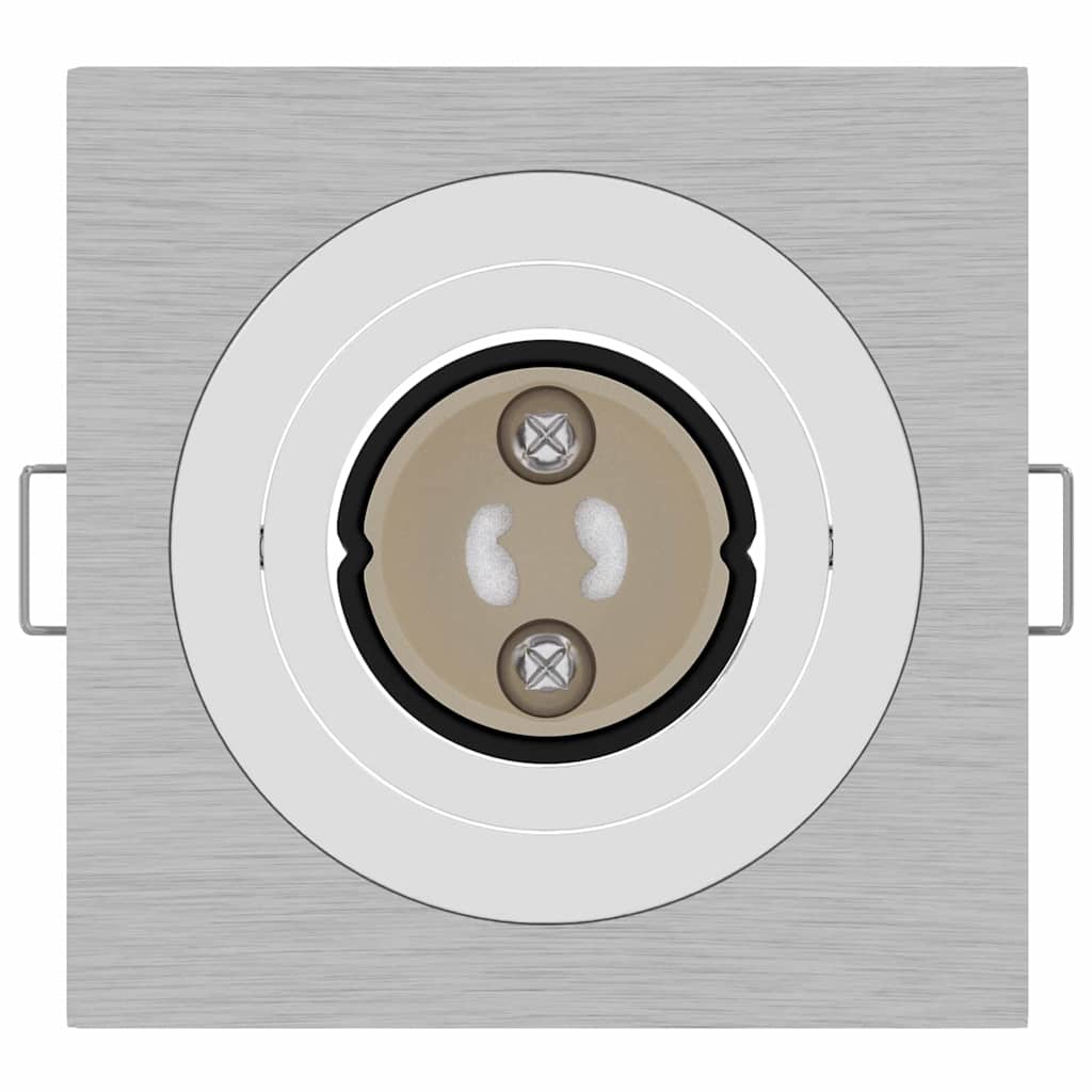 vidaXL Spotlights 24 pcs Argent 9 x 9 x cm Aluminium - Image 5