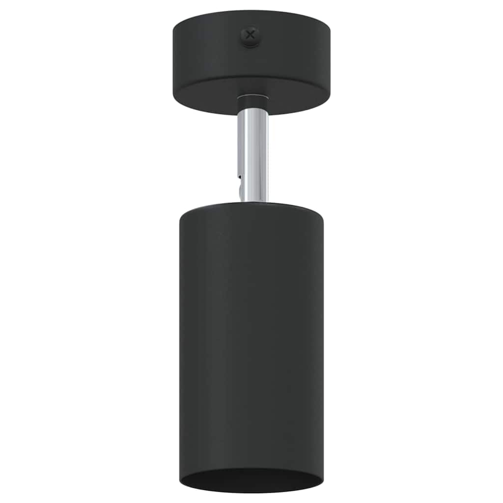 vidaXL Spot de plafond Noir 6 x 6 x 16.5 cm Acier - Image 5