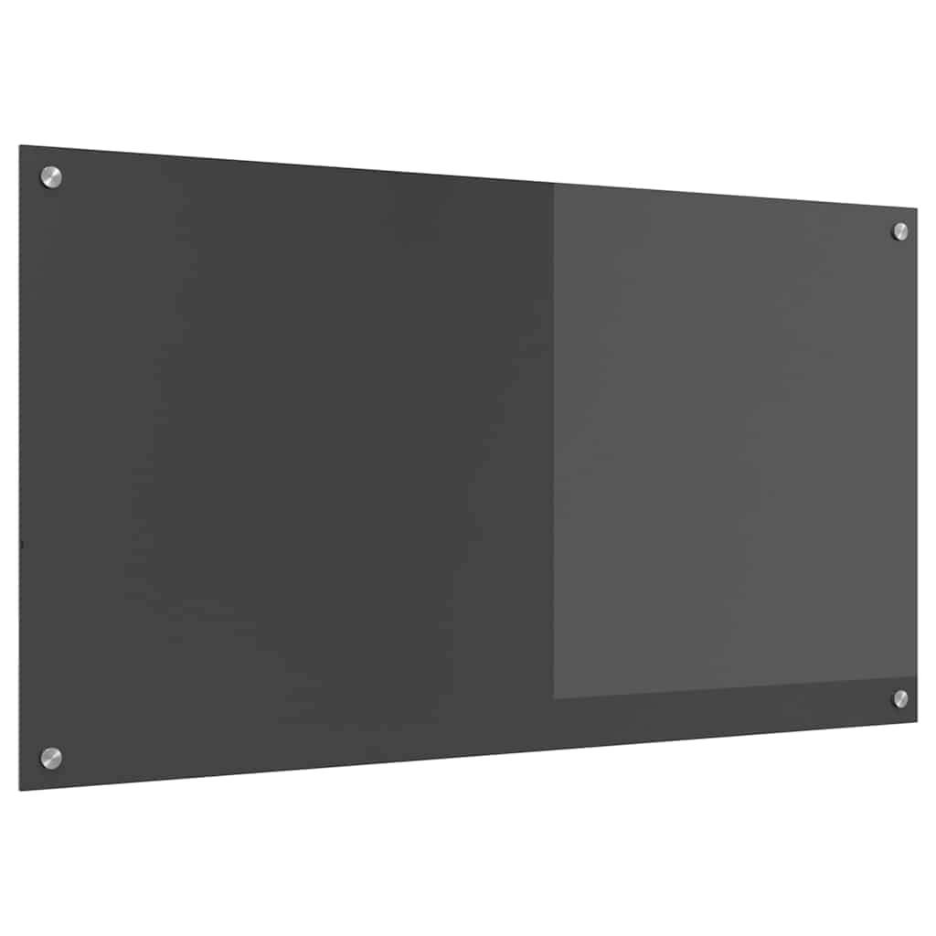 vidaXL Protection de cuisine Gris foncé 110 x 60 x 0,6 cm verre trempé - Image 4
