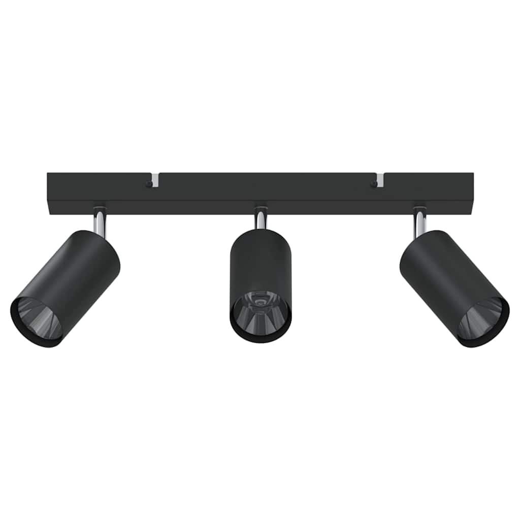 vidaXL Spot de plafond Noir 38 x 5.5 x 16.5 cm Acier - Image 3