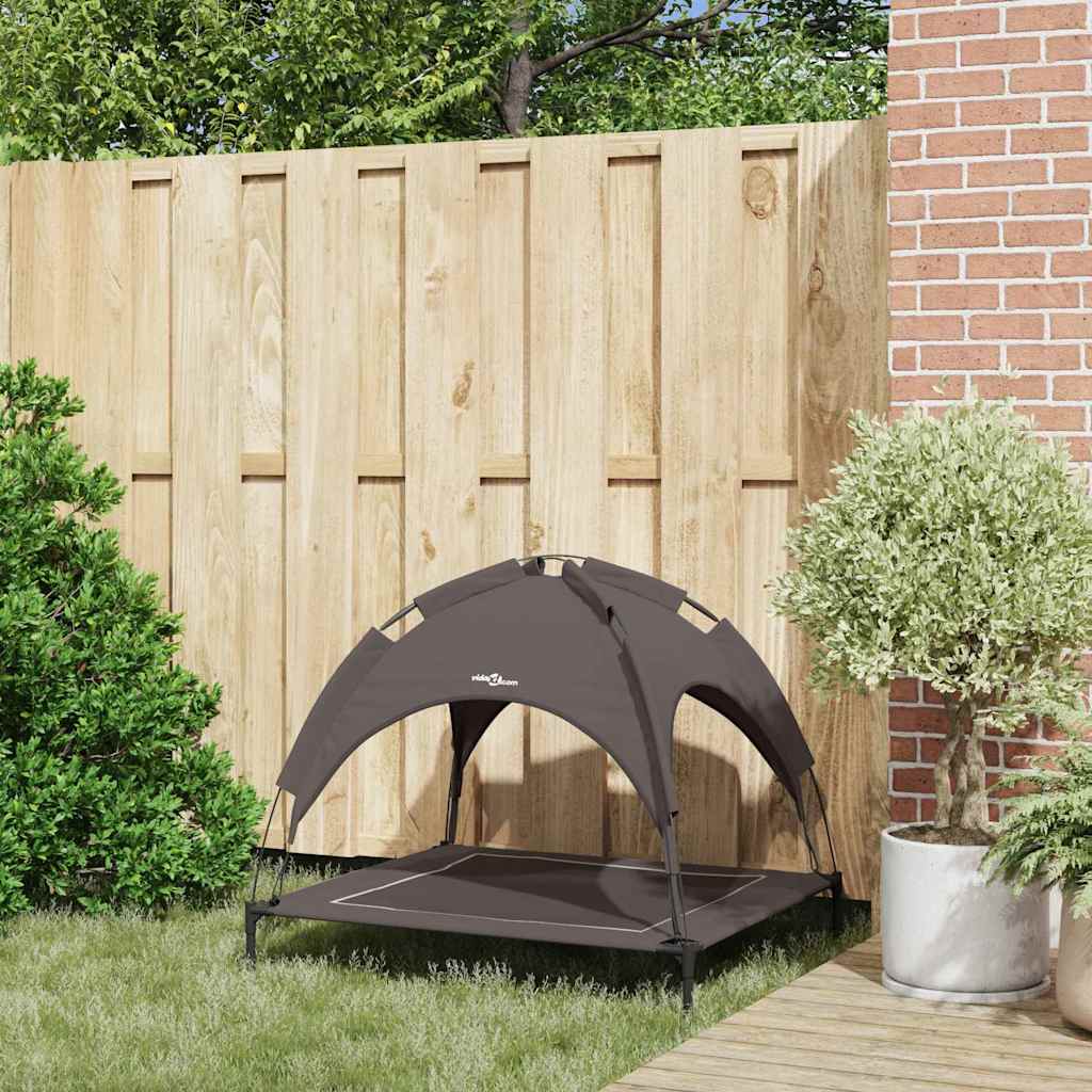 vidaXL Lit pour Chien Marron l Acier - Image 3