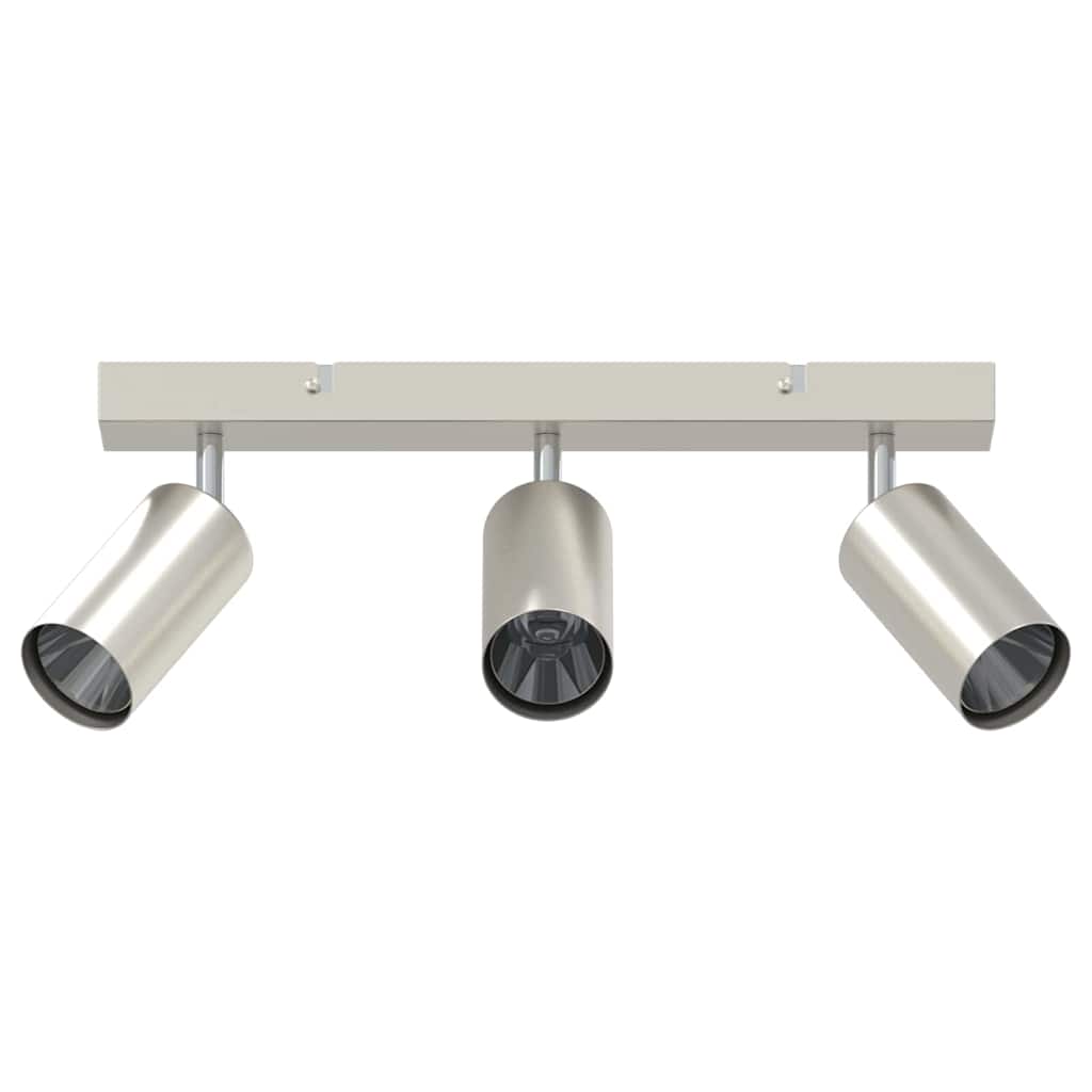 vidaXL Spot de plafond Nickel brossé 38 x 5.5 x 16.5 cm Acier - Image 3