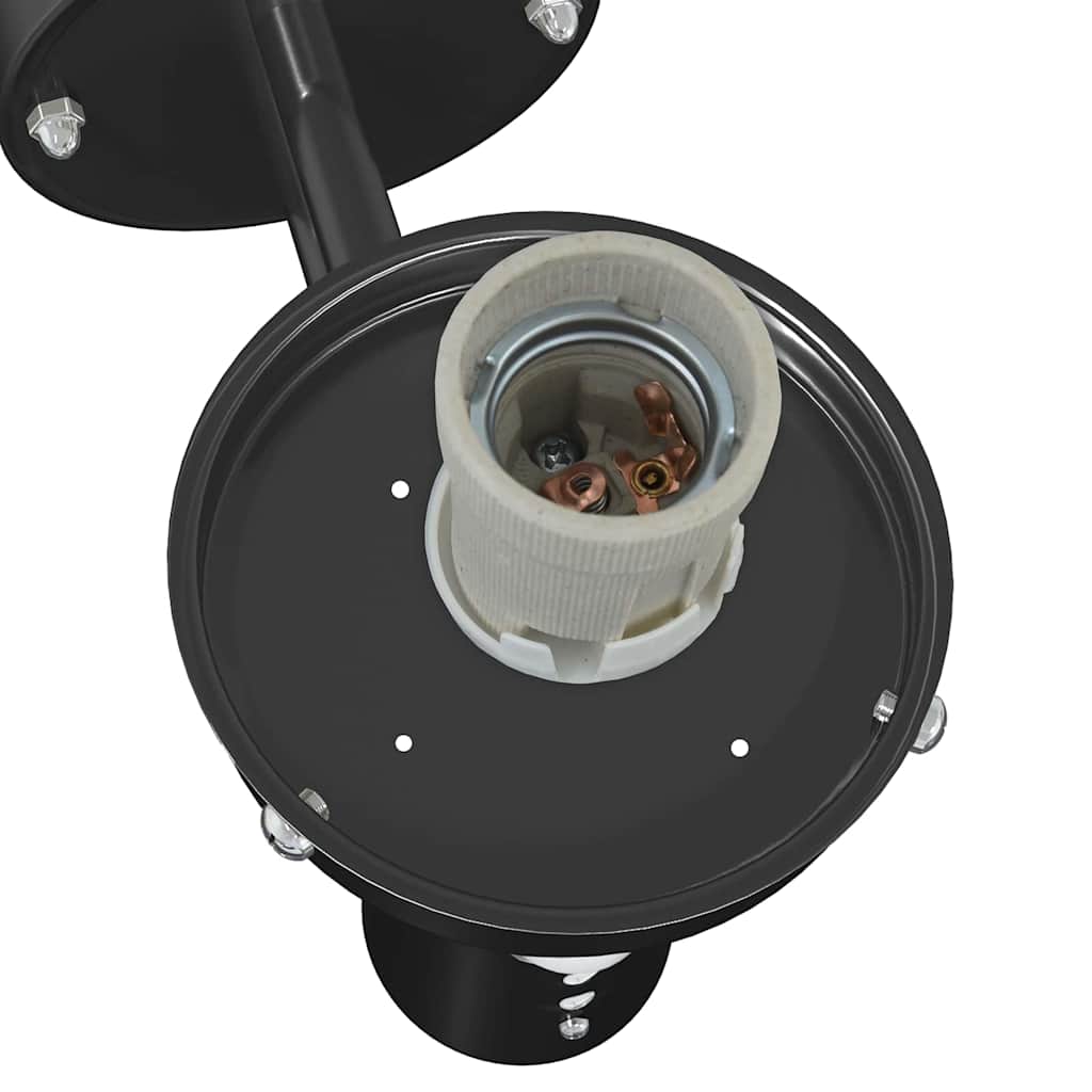 vidaXL Applique Murale Extérieure Noir 28 x 25 x 38 cm - Image 6