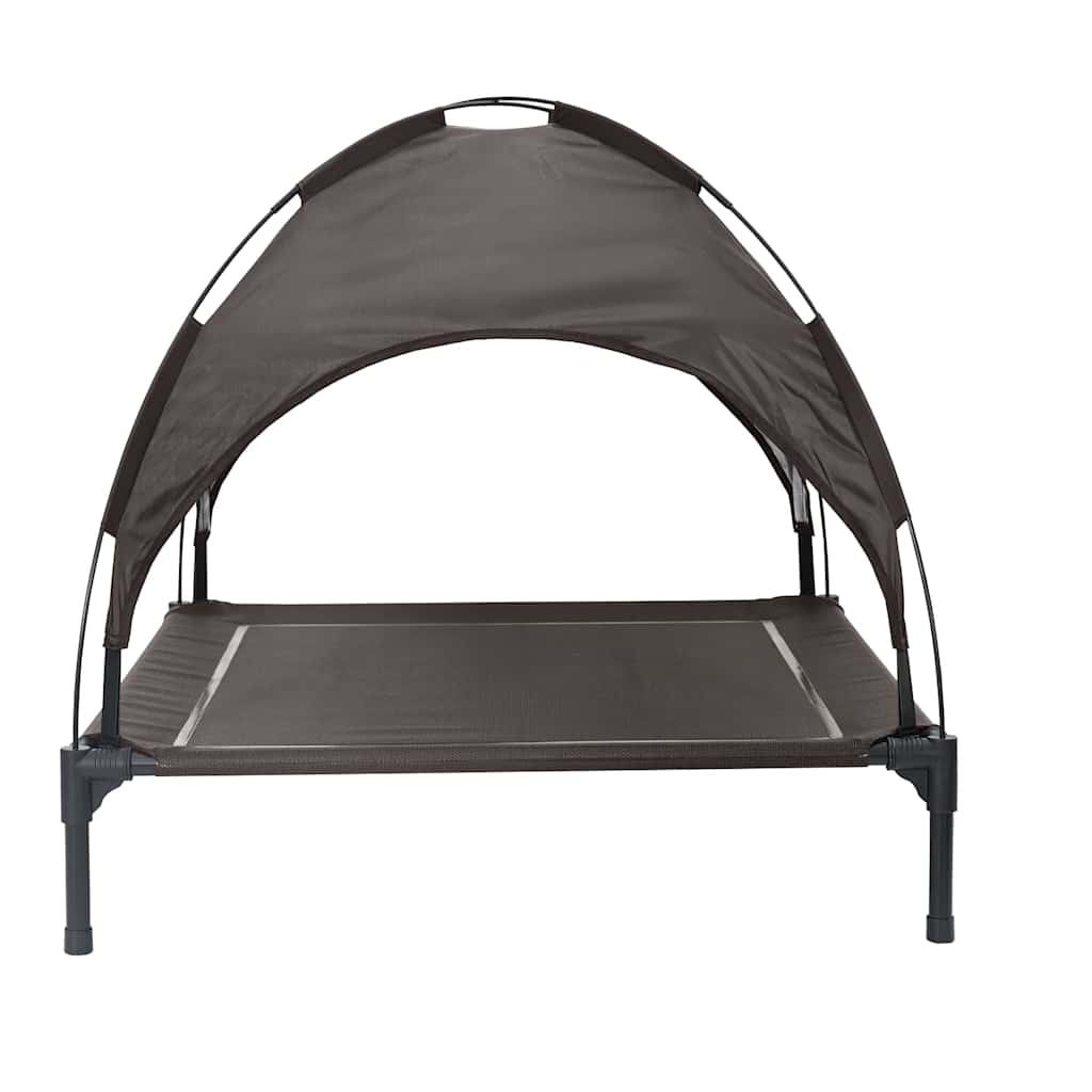 vidaXL Lit pour Chien Marron xl Acier - Image 5
