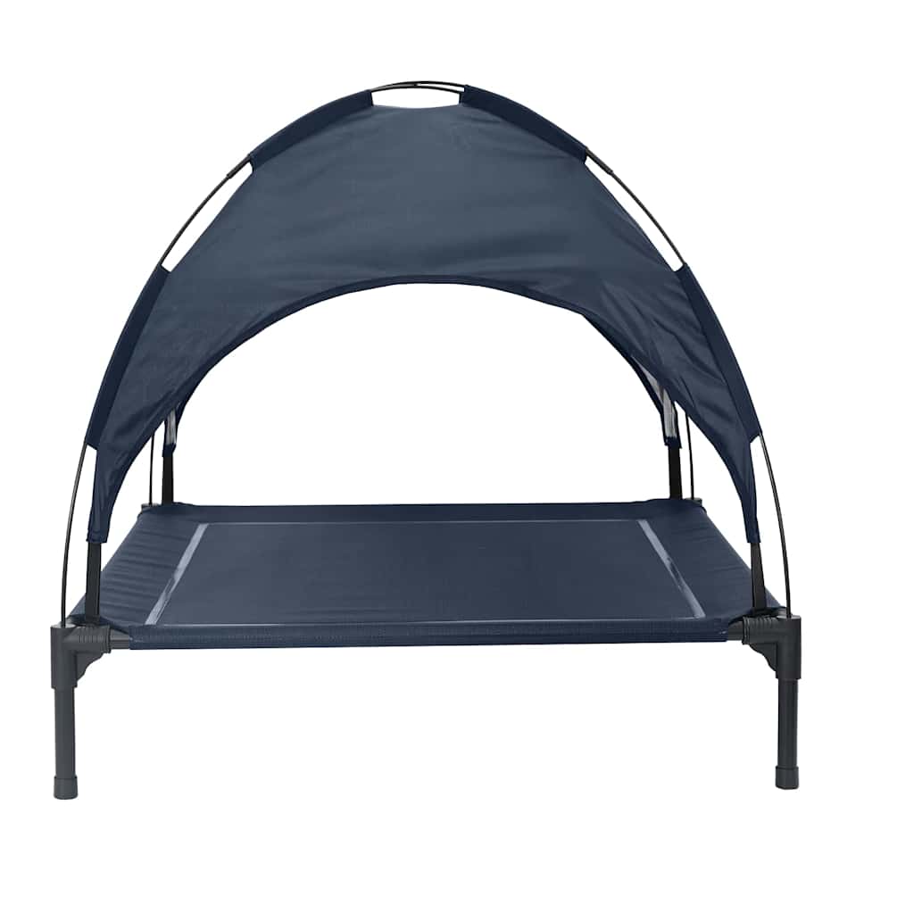 vidaXL Lit pour Chien Bleu marine l Acier - Image 5