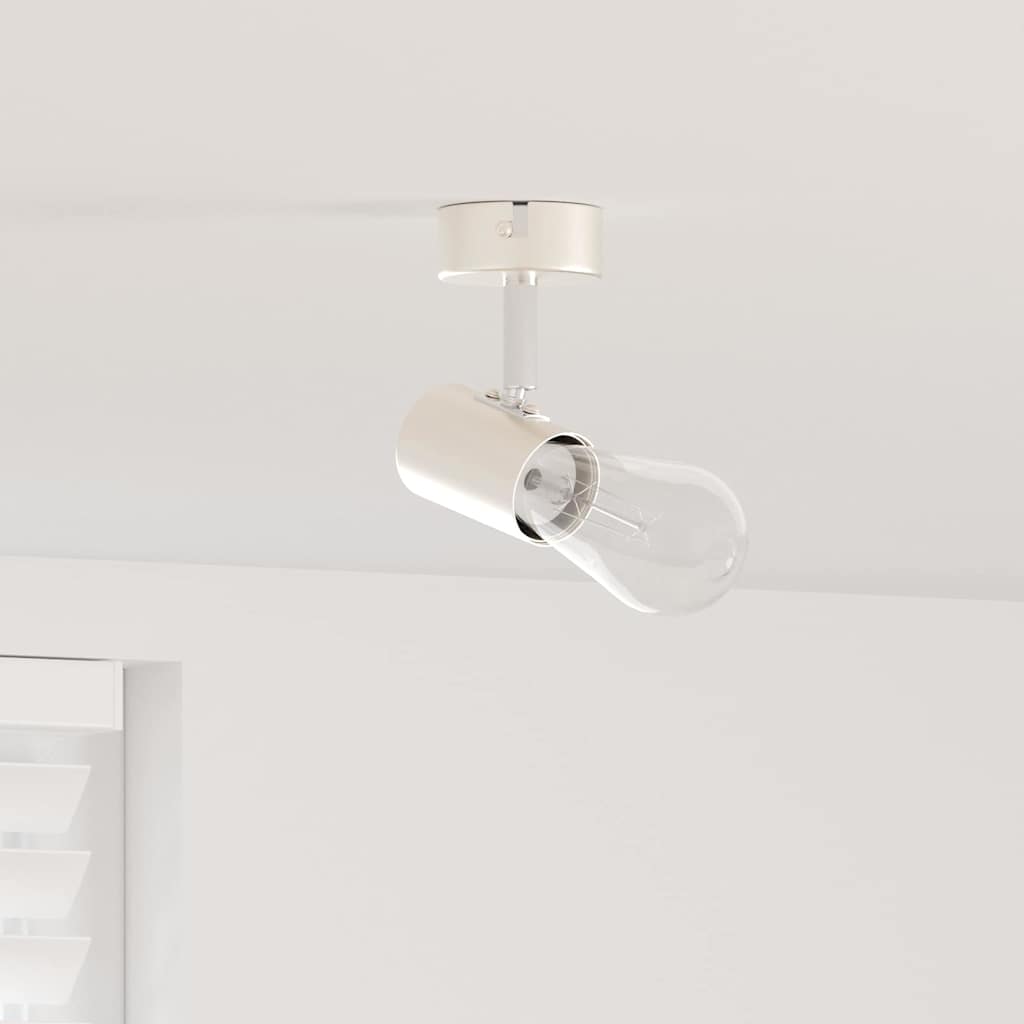 vidaXL Spot de plafond Nickel brossé 6.5 x 6 x 11.5 cm Acier