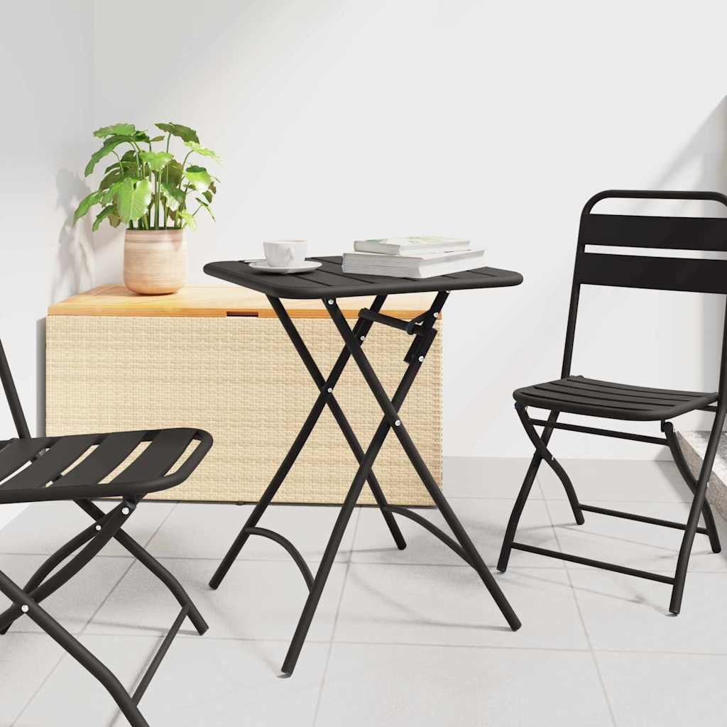 vidaXL Table de Jardin Anthracite 55 x 55 x 73 cm